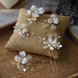 Cute Brides Flower Bridal Hairpin Gilrs Hair Jewelry