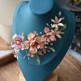 Romantic Sweet Multi Color Brides Barrettes Head Wear