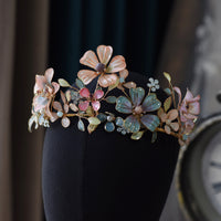 Gorgeous Colorful Flower Wedding Tiaras Headpieces