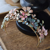 Gorgeous Colorful Flower Wedding Tiaras Headpieces