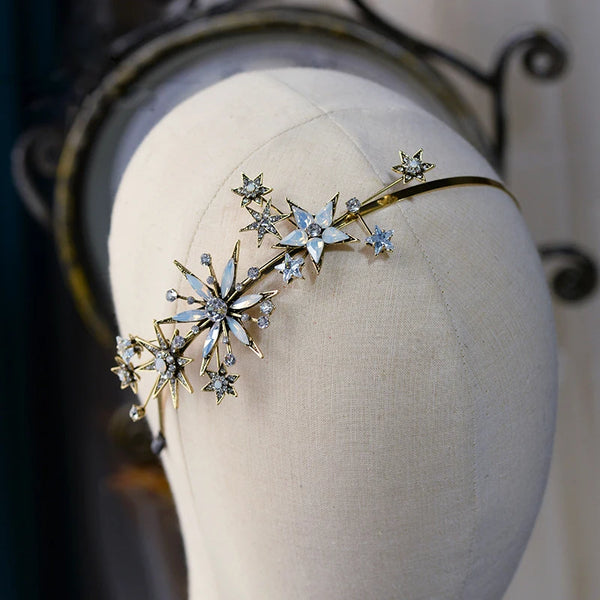 Baroque Rhinestone Star Headbands Hairband