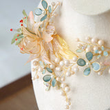 Gorgeous Handmade Brides Flowers Barrettes Headpieces Jewelry