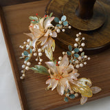 Gorgeous Handmade Brides Flowers Barrettes Headpieces Jewelry