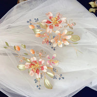 Cute Flower  Girls Barrettes Headwear Tiaars Wedding Hair Accessory