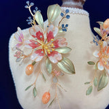 Cute Flower  Girls Barrettes Headwear Tiaars Wedding Hair Accessory