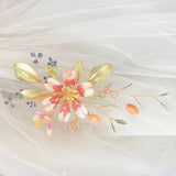 Cute Flower  Girls Barrettes Headwear Tiaars Wedding Hair Accessory