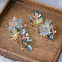 Gorgeous Flowers Wedding Barrettes Headwear Headpieces