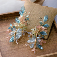 Gorgeous Flowers Wedding Barrettes Headwear Headpieces