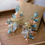 Gorgeous Flowers Wedding Barrettes Headwear Headpieces