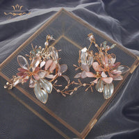 Gorgeous Leaves Brides Ear clip Evening Earrings Prom Hair Jewelry Earring