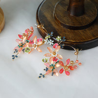 Gorgeous Retro Earring clip Jewelry Baroque luxury earrings