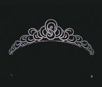 Irregular CZ Crystal Bridal Tiaras Hairbands Brides Headband