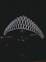 Simple CZ Crystal Bridal Tiaras Hairbands Brides Crowns