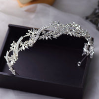 Lovely Irregular Crystals Wedding Tiaras