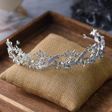 Lovely Irregular Crystals Wedding Tiaras