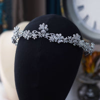 Elegant Zircon Crystals Wedding Tiaras Headpieces