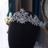 Fashion Irregular Crystals Wedding Tiaras