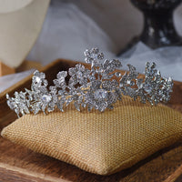 Fashion Irregular Crystals Wedding Tiaras