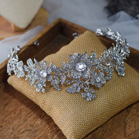 Fashion Irregular Crystals Wedding Tiaras