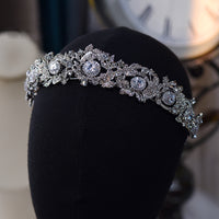 Fashion Irregular Crystals Wedding Tiaras Headpieces