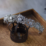 Fashion Irregular Crystals Wedding Tiaras Headpieces