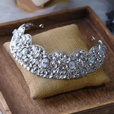 Baroque Zircon Bridal Tiaras Crowns Headpieces