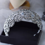 Baroque Zircon Bridal Tiaras Crowns Headpieces