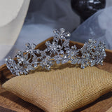 Sparkle Silver Crystal Wedding Bridal Tiaras Crowns