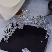 Sparkle Silver Crystal Wedding Bridal Tiaras Crowns