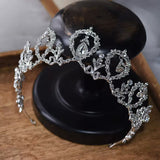 Vintage Silver Crystal Wedding Bridal Tiaras Crowns