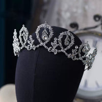 Vintage Silver Crystal Wedding Bridal Tiaras Crowns