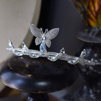 Butterfly Shape Wedding Crystal Tiaras Crown