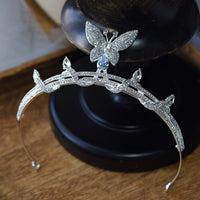 Butterfly Shape Wedding Crystal Tiaras Crown