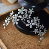 Irregular Flower Bridal Tiaras Headpieces