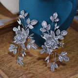 Fashion Crystal Alloy Brides Barrttes Headbands