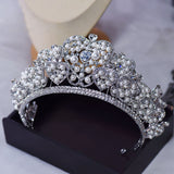 Elegant Zircon Crystal Wedding Tiaras Crown Headpieces