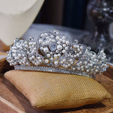 Elegant Zircon Crystal Wedding Tiaras Crown Headpieces