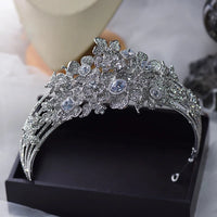 High Quality Baroque Crystal Wedding Tiara Crown