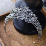 High Quality Baroque Crystal Wedding Tiara Crown