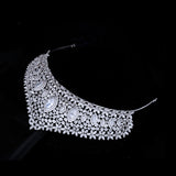 Luxurious Full Zircon Crystal Wedding Tiaras Crowns Brides Headpieces