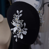 Romantic Sweet White Color Brides Barrettes Head Wear Tiaras