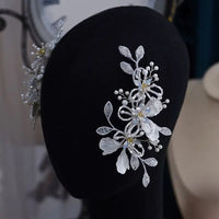 Romantic Sweet White Color Brides Barrettes Head Wear Tiaras