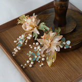 Gorgeous Handmade Brides Flowers Barrettes Headpieces Jewelry