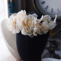 Sweet Champagne Flower Bridal Headbands Flower Hairbands