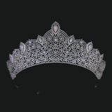 Oversize CZ Crystal Bridal Tiaras Hairbands Brides Crowns