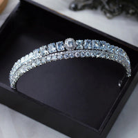 Cute CZ Zircon Crystals Wedding Tiaras Headpices