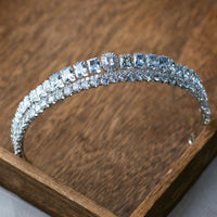 Cute CZ Zircon Crystals Wedding Tiaras Headpices