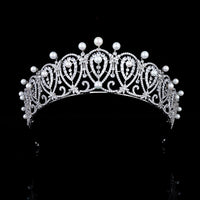 European Princess Tiaras Bridal Headdress Fashion Wedding Crowns