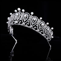 European Princess Tiaras Bridal Headdress Fashion Wedding Crowns