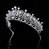 European Princess Tiaras Bridal Headdress Fashion Wedding Crowns